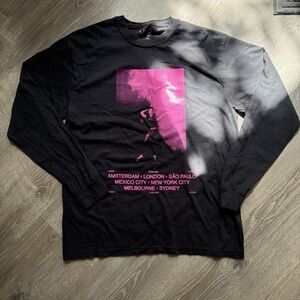 Harry Styles Together Together Tour Amex Exclusive Long Sleeve Shirt Black Large